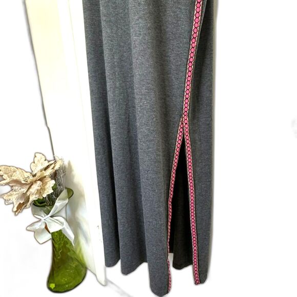 NATURAL LIFE FRANKIE KNIT MAXI DRESS HEATHER GRAY & PINK SIZE SMALL NWT - Picture 8 of 15